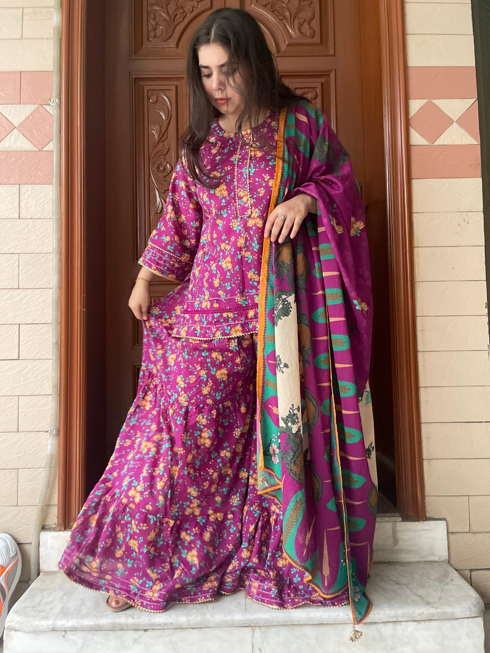 Elegance Redefined: The Beautifully Printed Gharara