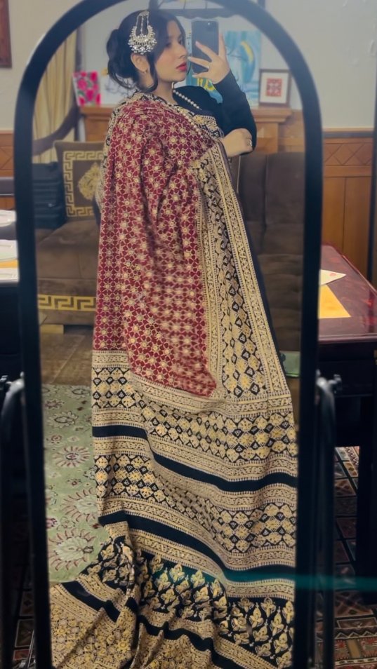 The Elegance of Premium Block Printed Saari - Image 2