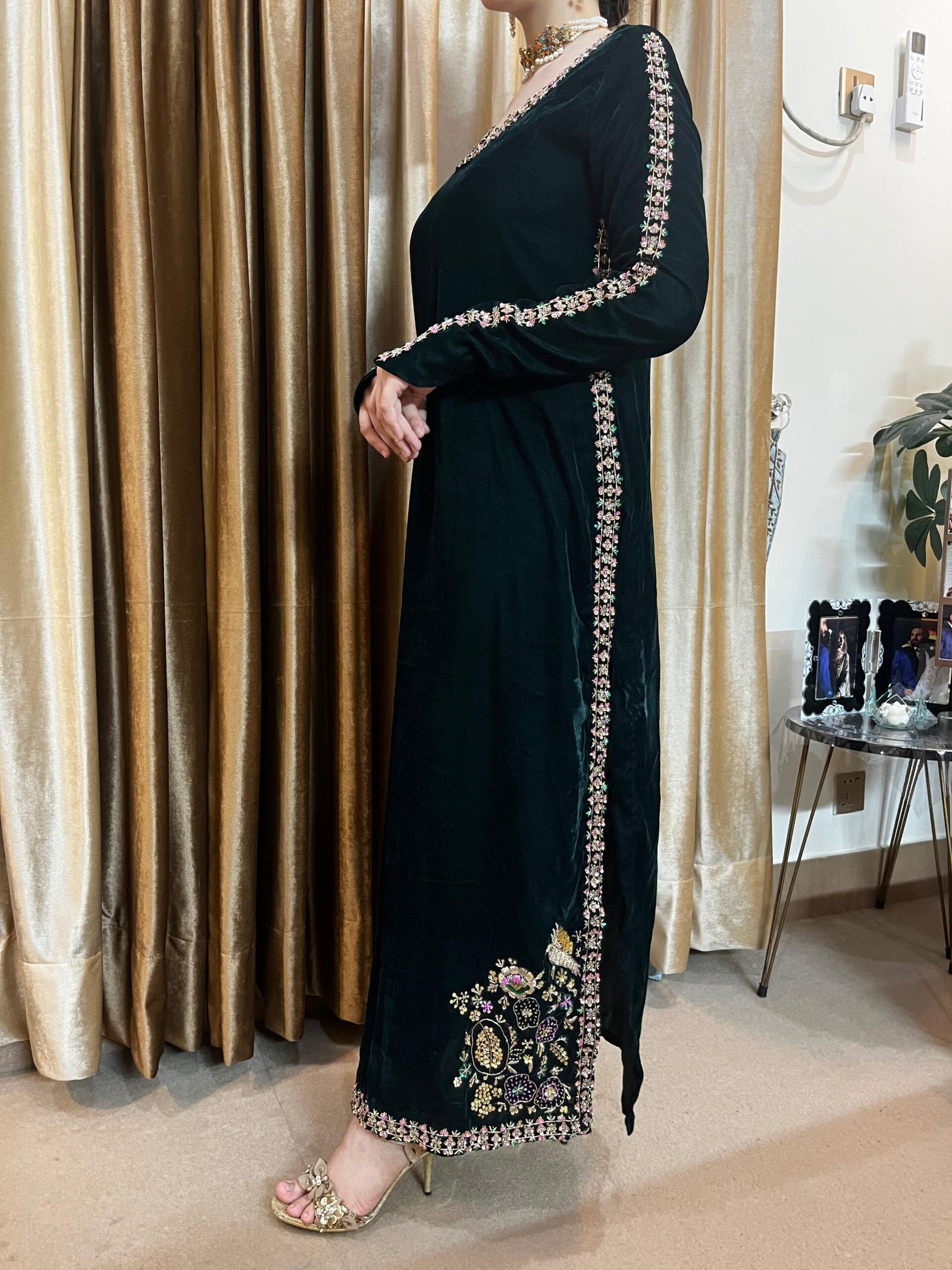 Velvet Luxury Pret: The Ultimate Embellished Shirt - Image 7