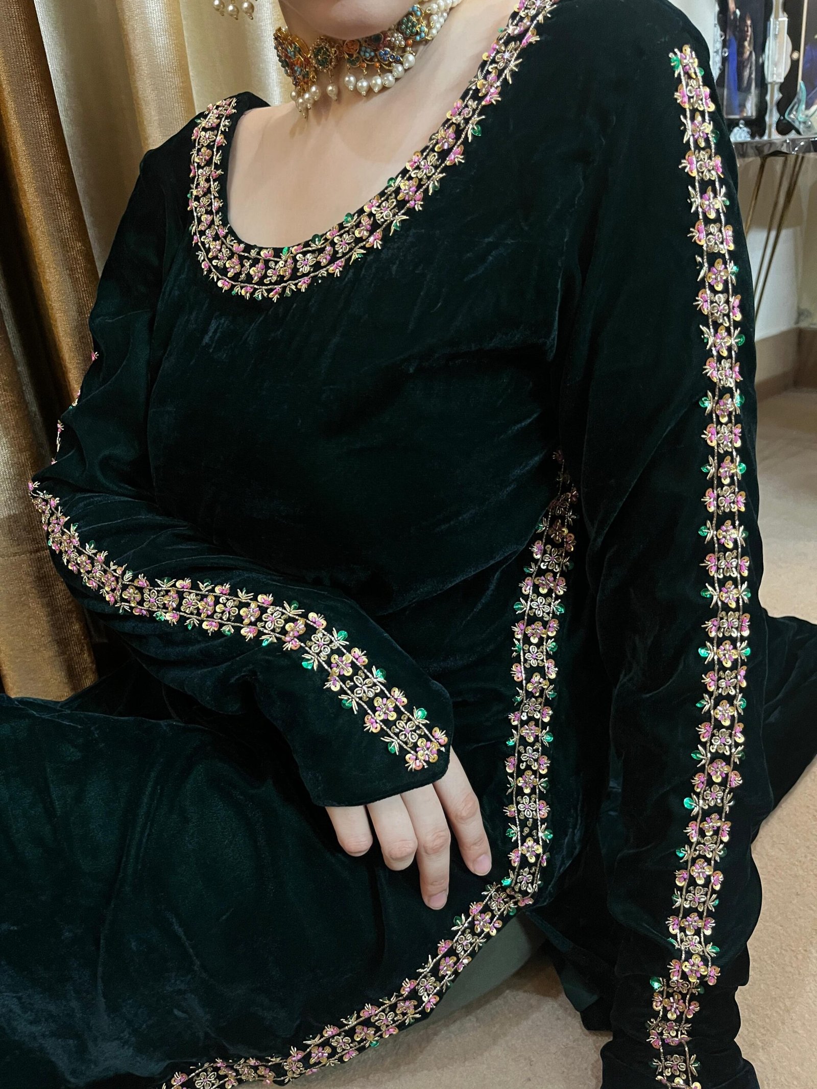 Velvet Luxury Pret: The Ultimate Embellished Shirt